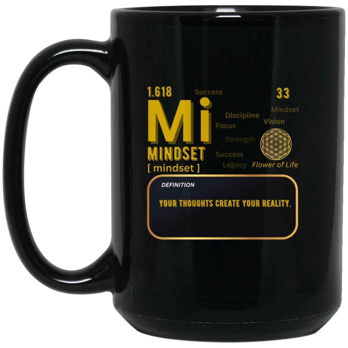 BM15OZ 15 oz. Black Mug