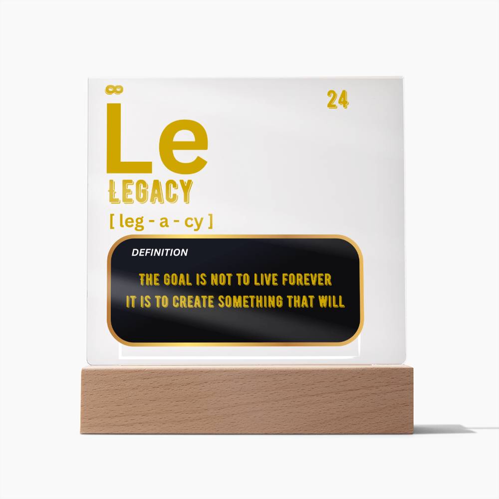 Legacy Acrylic Plaque