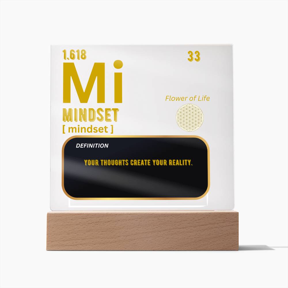 Mindset Acrylic Plaque