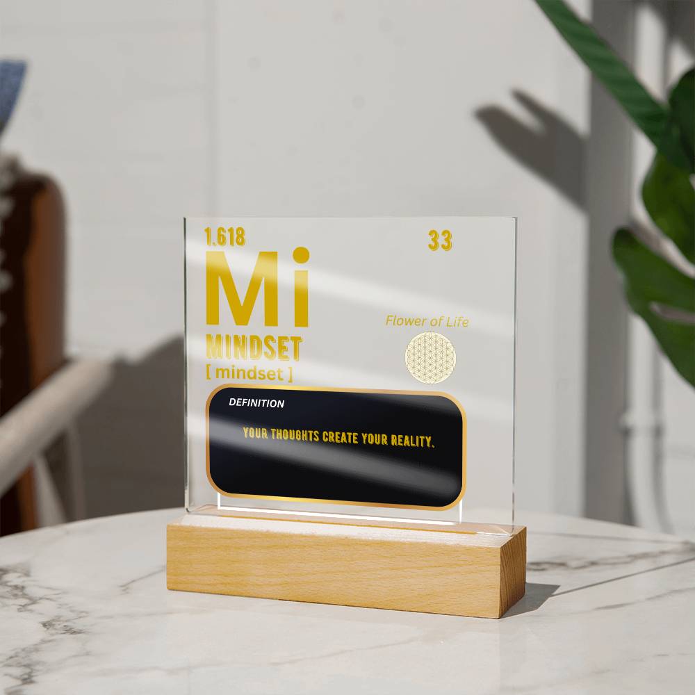 Mindset Acrylic Plaque