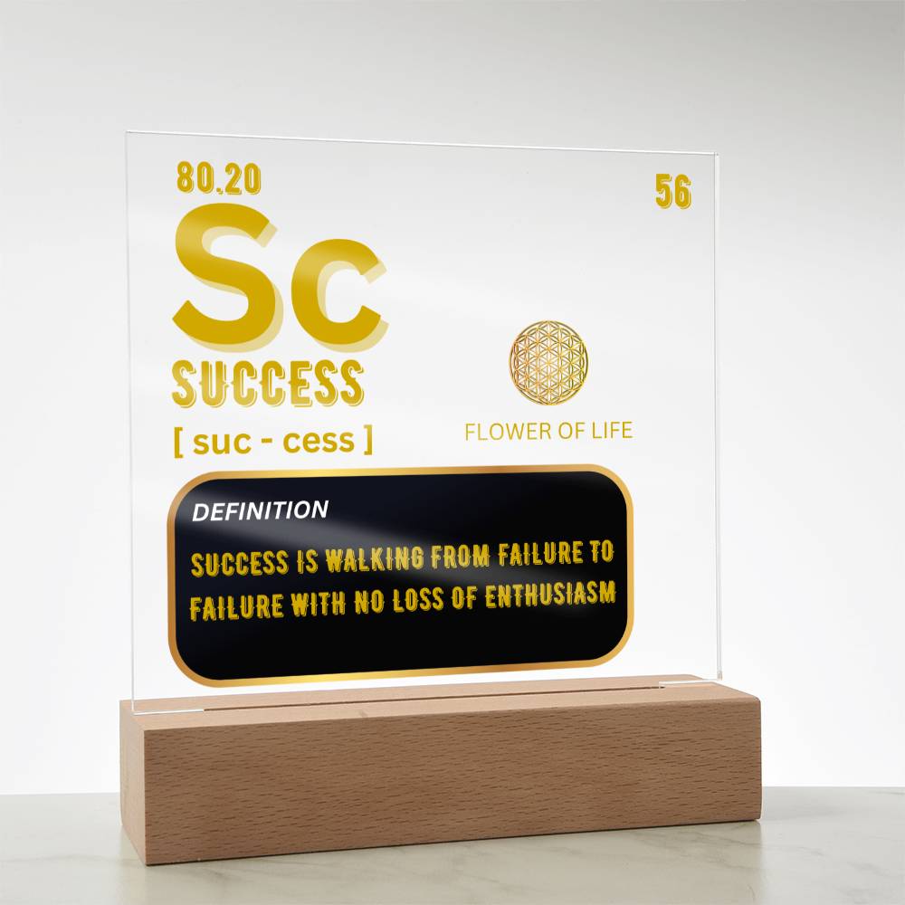 Success Acrylic Plaque