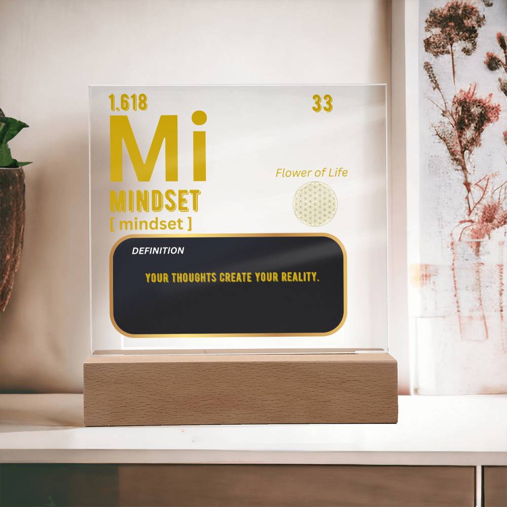 Mindset Acrylic Plaque