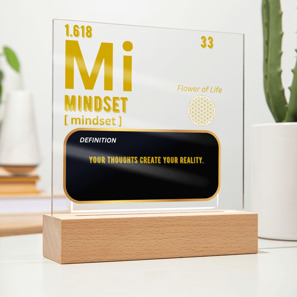 Mindset Acrylic Plaque