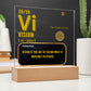Vision Acrylic Plaque