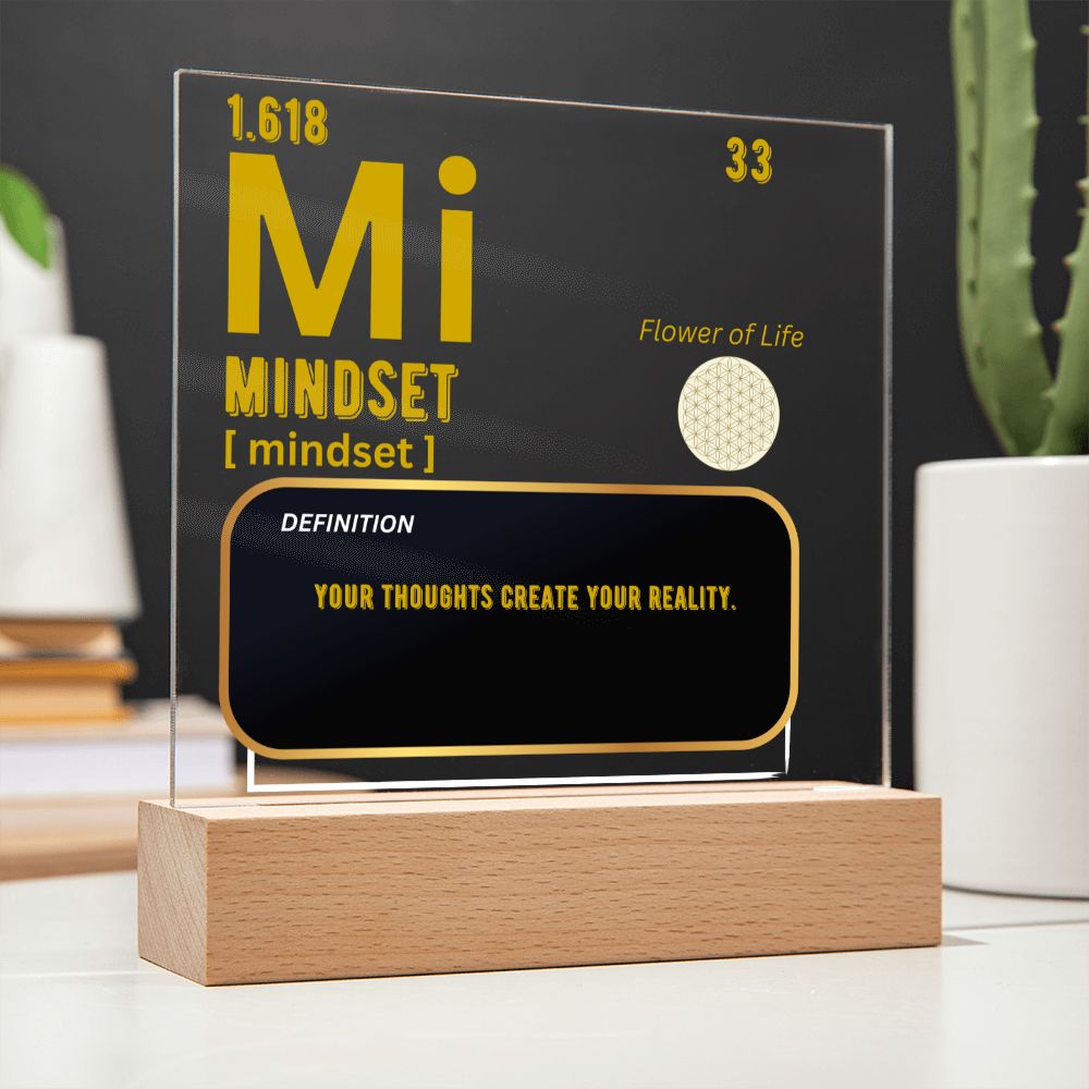 Mindset Acrylic Plaque