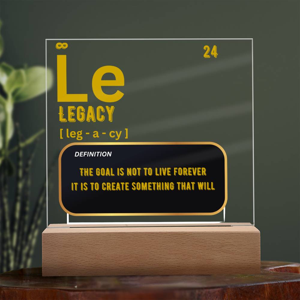 Legacy Acrylic Plaque