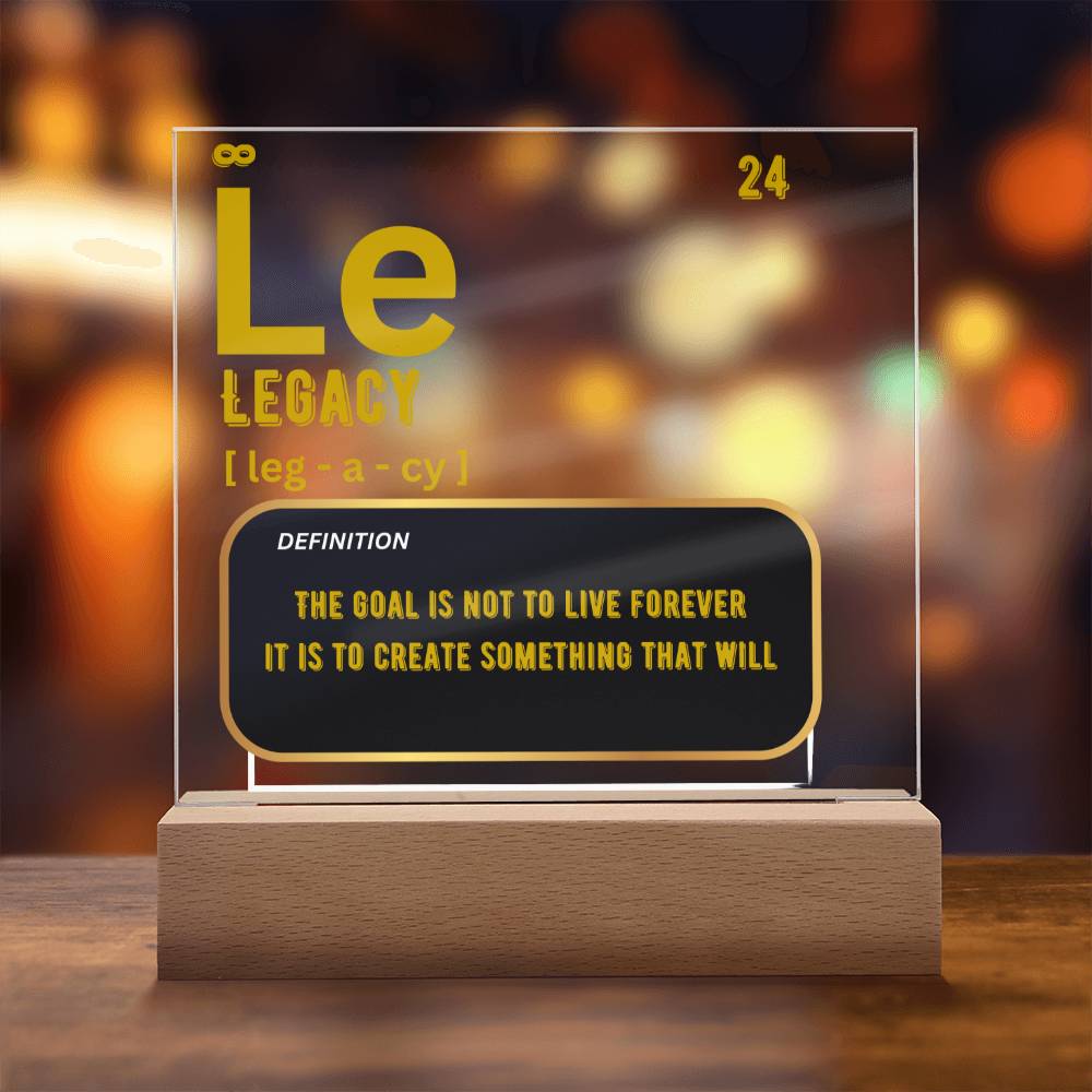 Legacy Acrylic Plaque