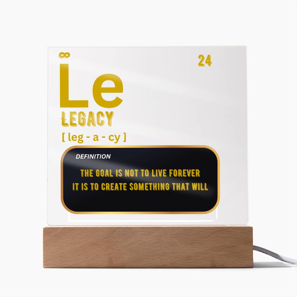 Legacy Acrylic Plaque