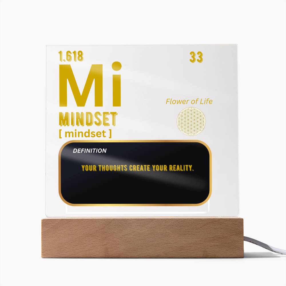 Mindset Acrylic Plaque