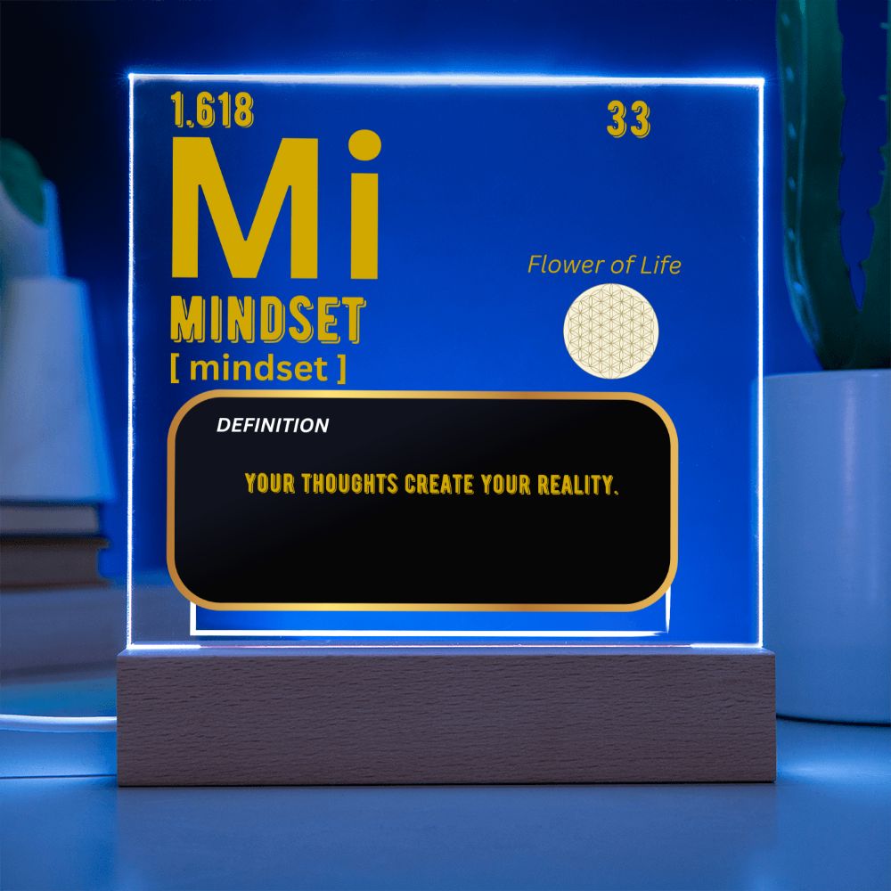 Mindset Acrylic Plaque