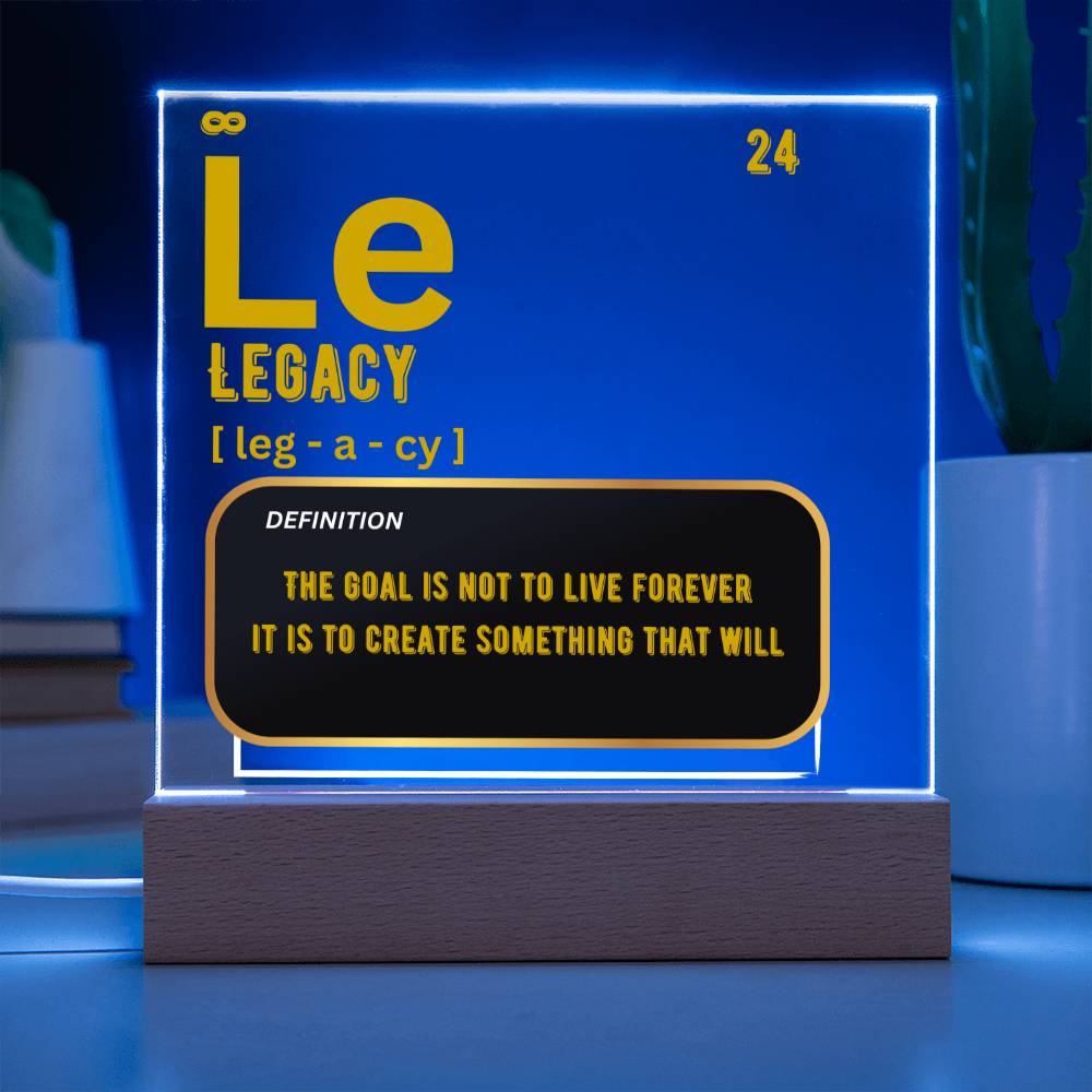 Legacy Acrylic Plaque