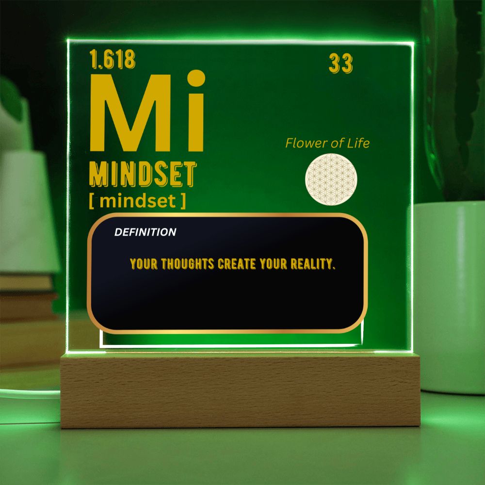 Mindset Acrylic Plaque