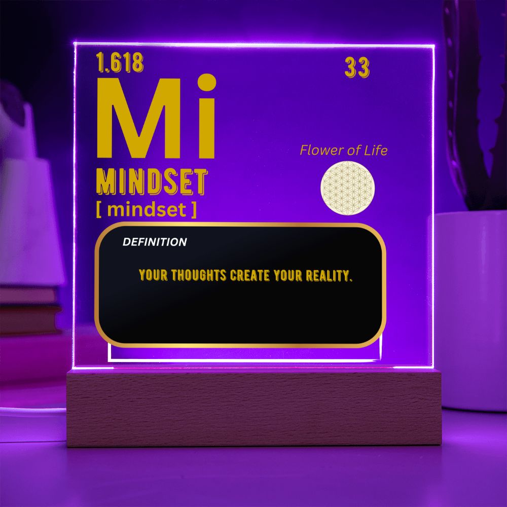 Mindset Acrylic Plaque